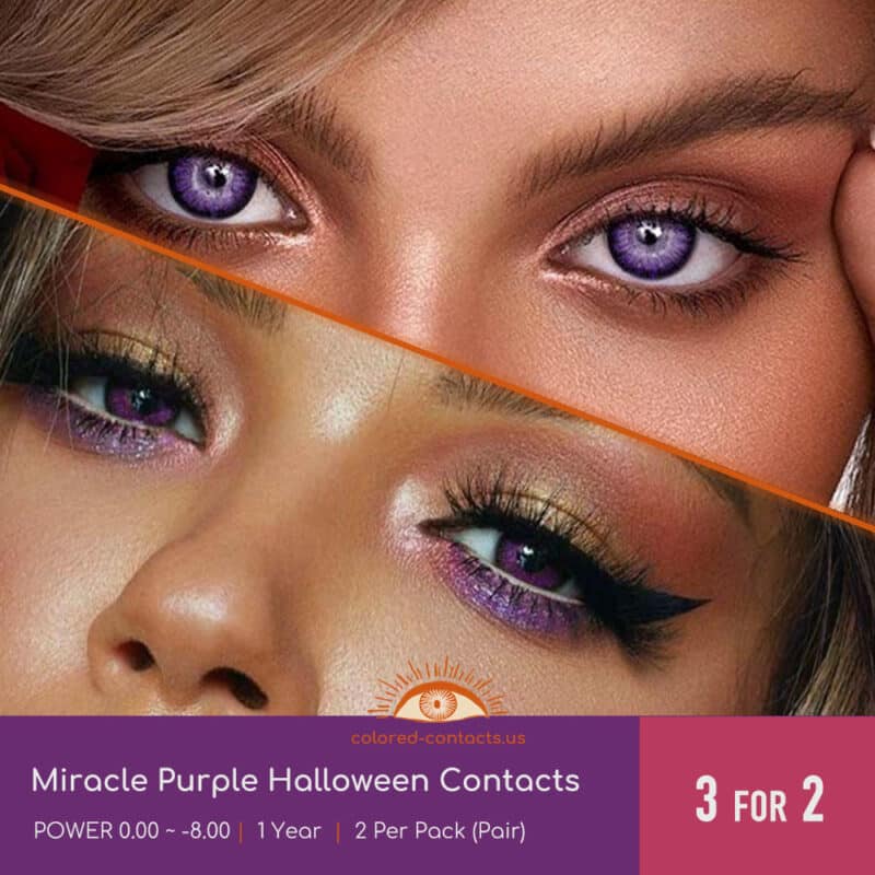Miracle Purple Halloween Contacts