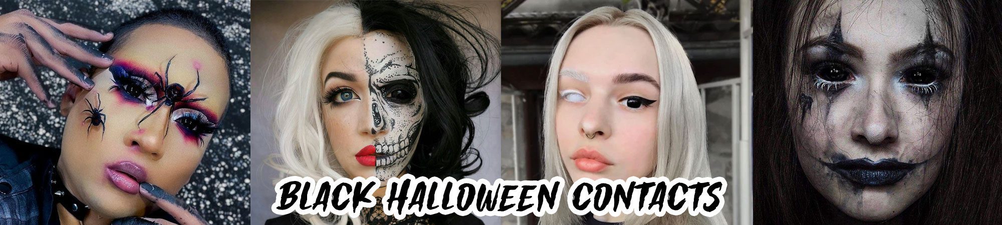 Black Halloween Contacts