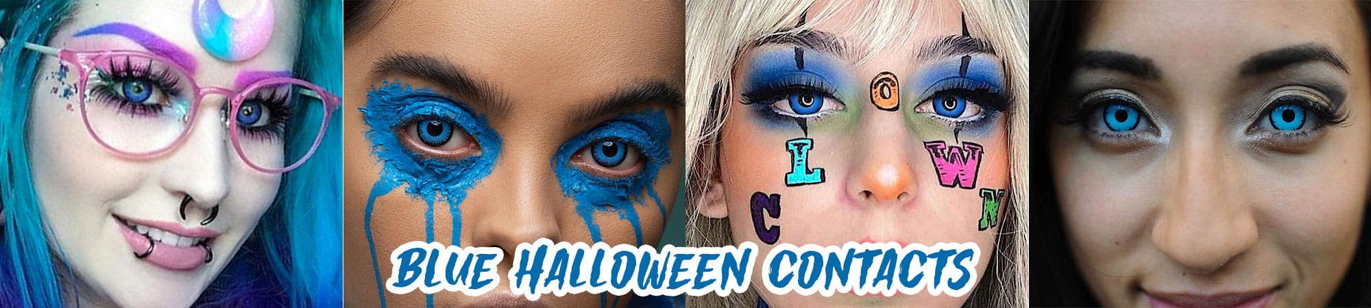 Blue Halloween Contacts