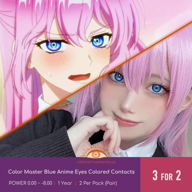 Color Master Blue Anime Eyes Colored Contacts
