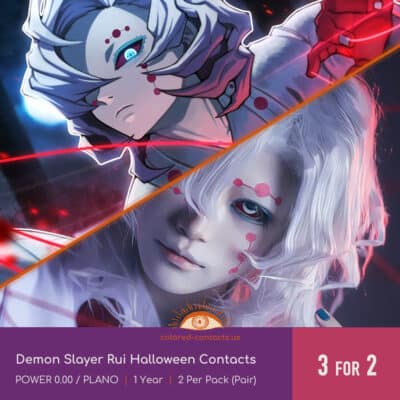 Demon Slayer Rui Halloween Contacts