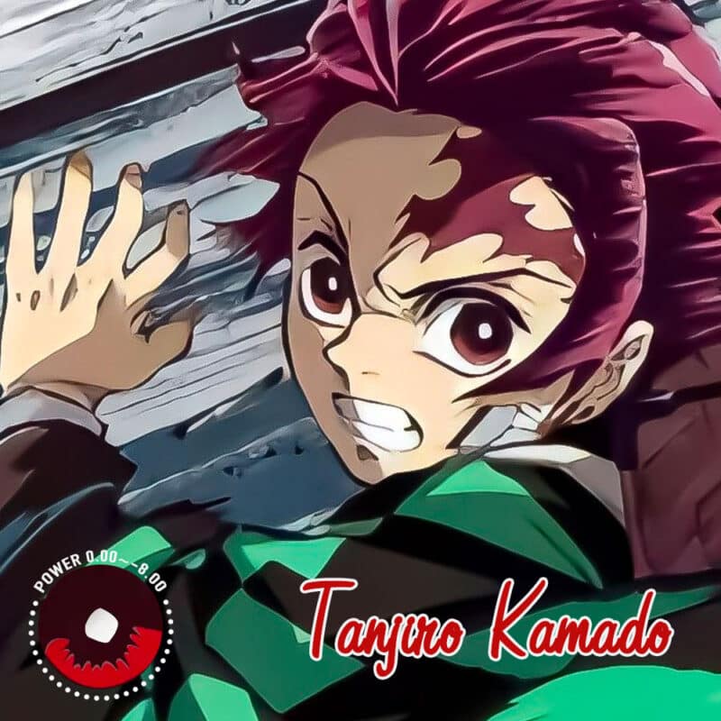 Demon Slayer Tanjiro Kamado Halloween Contacts - Best Colored Contacts, Color Contact Lens, Circle Lens -