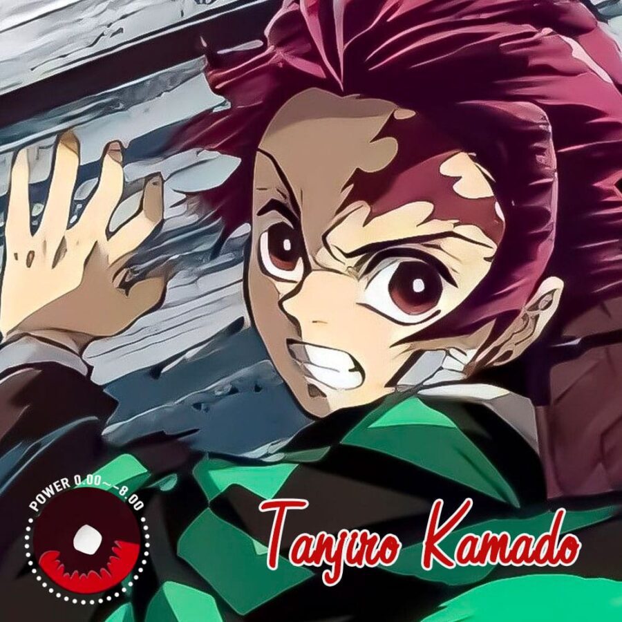 Demon Slayer Tanjiro Kamado Halloween Contacts - Colored Contact Lenses | Colored Contacts -