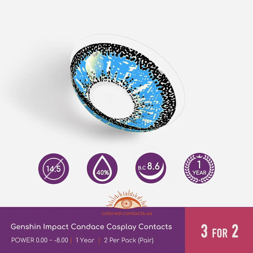 Genshin Impact Candace Cosplay Contacts