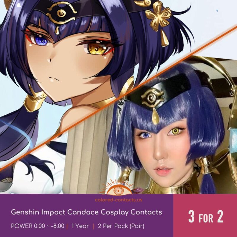 Genshin Impact Candace Cosplay Contacts