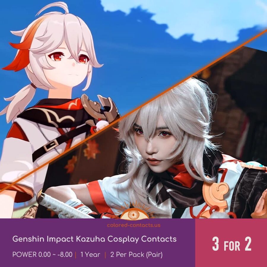 Genshin Impact Kazuha Cosplay Contacts