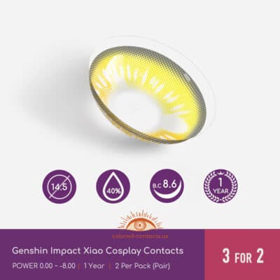 Genshin Impact Xiao Cosplay Contacts