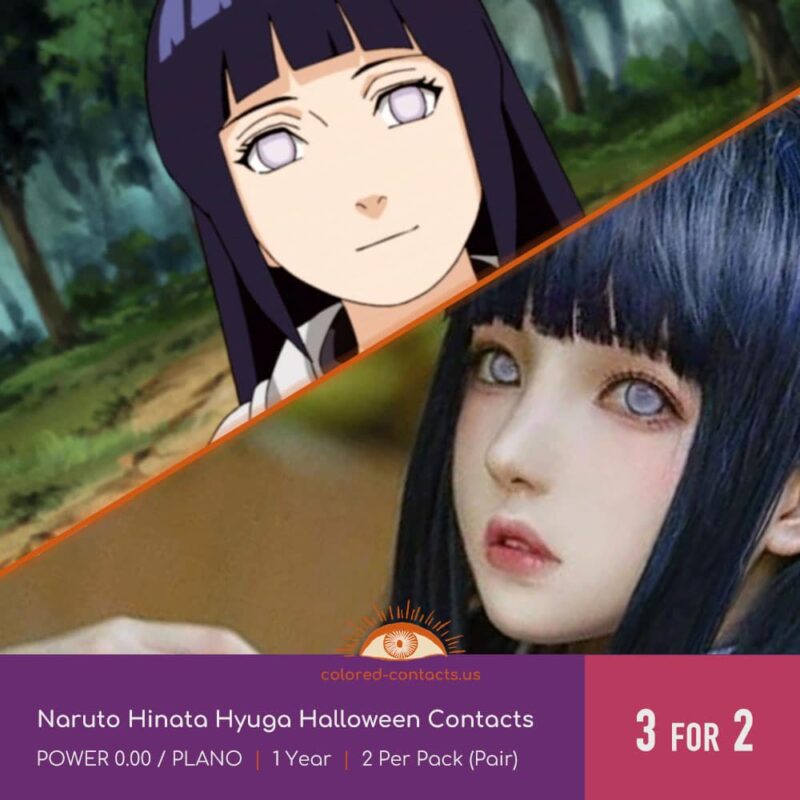 Naruto Hinata Hyuga Halloween Contacts