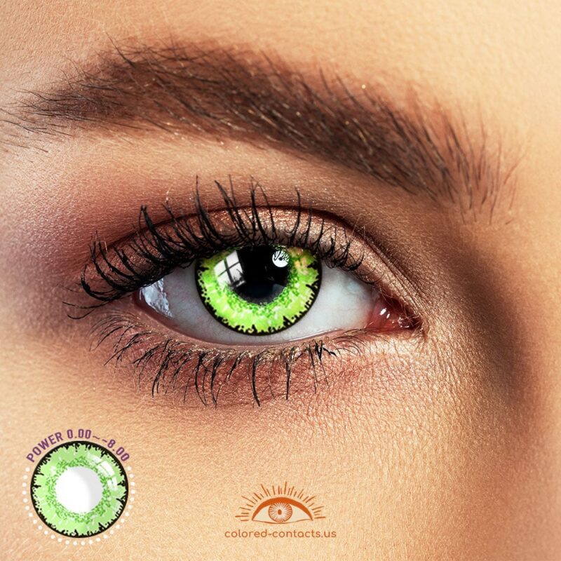 Queen Green Anime Eye Colored Contacts