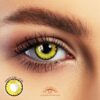 Queen Yellow Anime Eye Colored Contacts