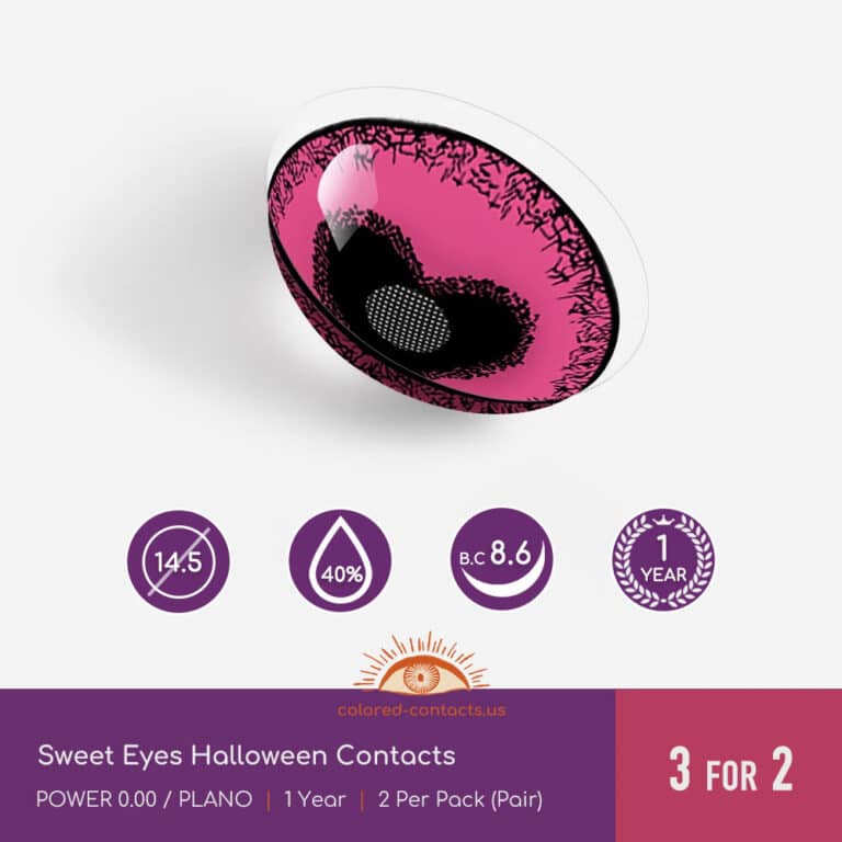 Sweet Eyes Halloween Contacts - Colored Contacts