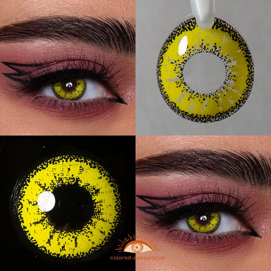 Genshin Impact Xiao Cosplay Contacts - Colored Contact Lenses | Colored Contacts -