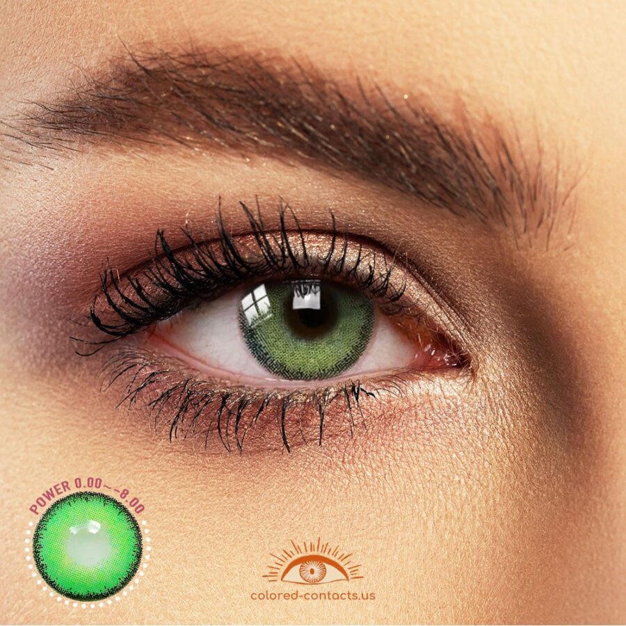 Bluebells Green Colored Contacts