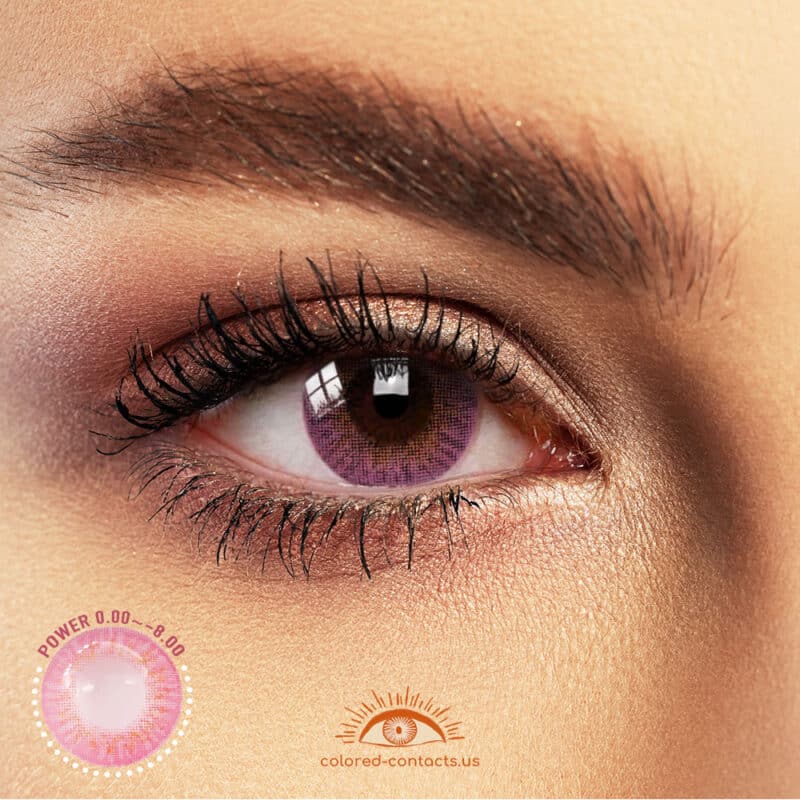 Candy Pink Colored Contacts