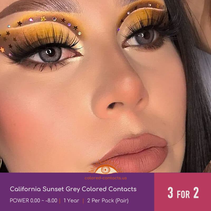 California Sunset Grey Colored Contacts