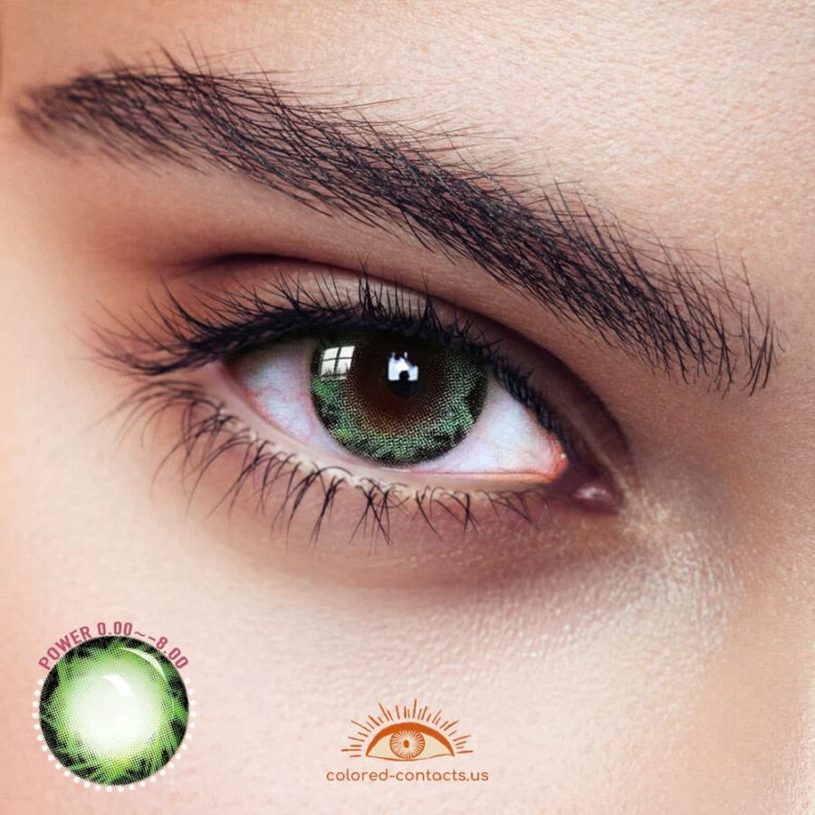 Comet Green Colored Contacts