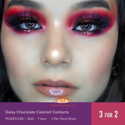 Daisy Chocolate Colored Contacts