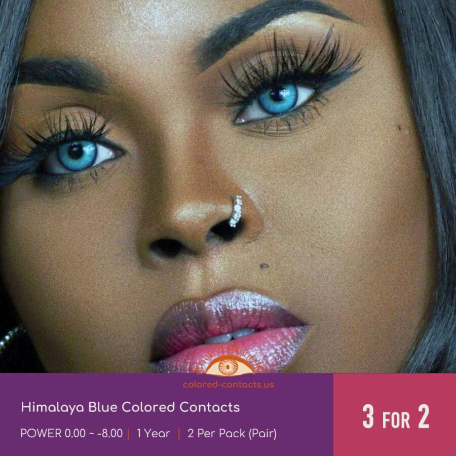 Himalaya Blue Colored Contacts