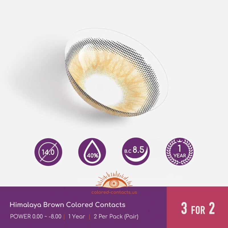 Himalaya Brown Colored Contacts