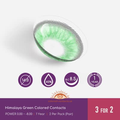 Himalaya Green Colored Contacts