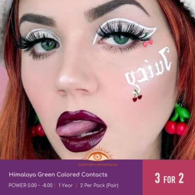 Himalaya Green Colored Contacts