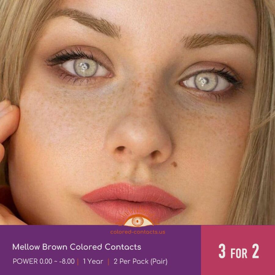 Mellow Brown Colored Contacts