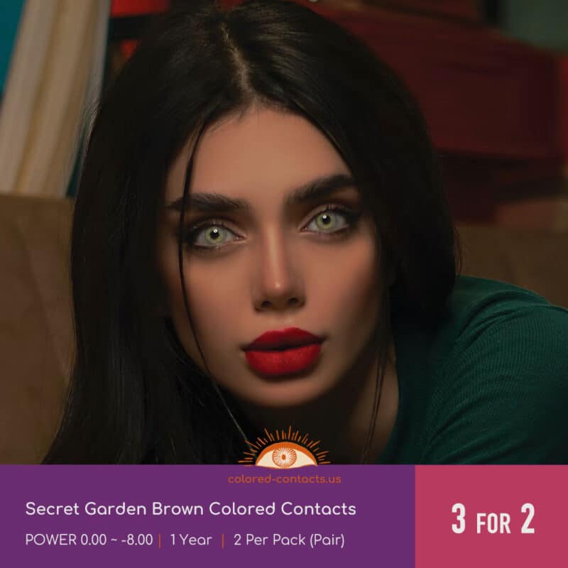 Secret Garden Brown Colored Contacts