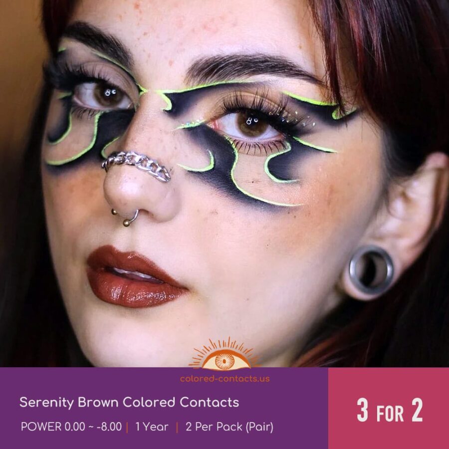 Serenity Brown Colored Contacts