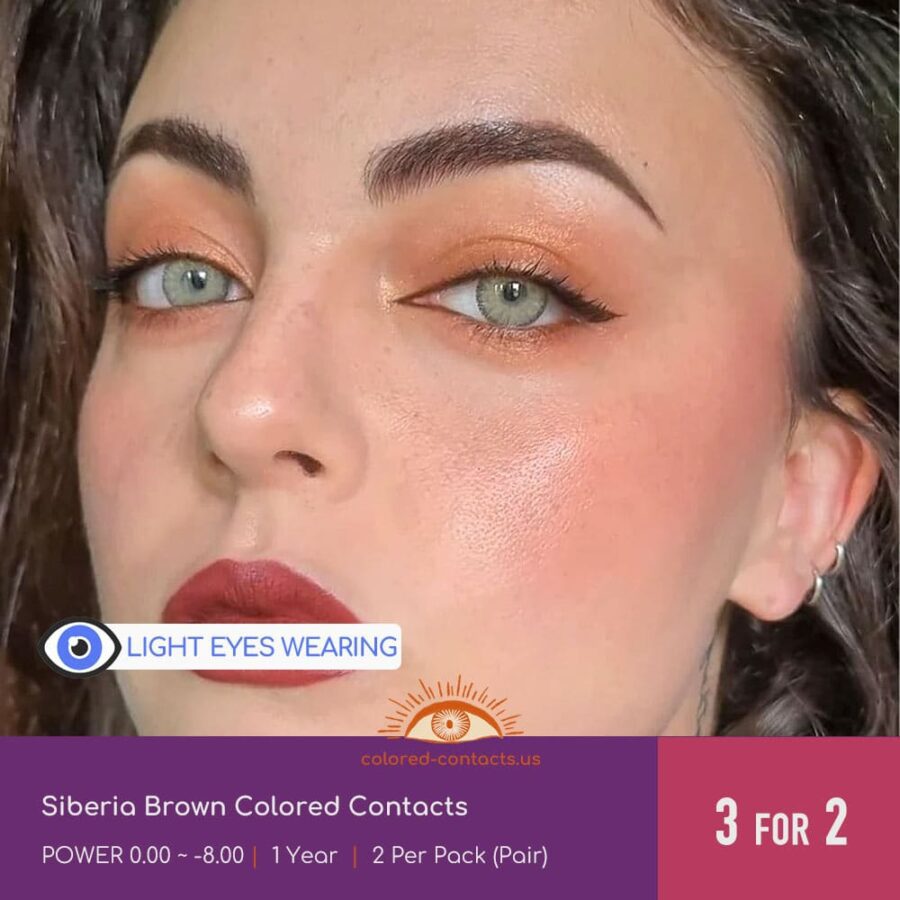 Siberia Brown Colored Contacts