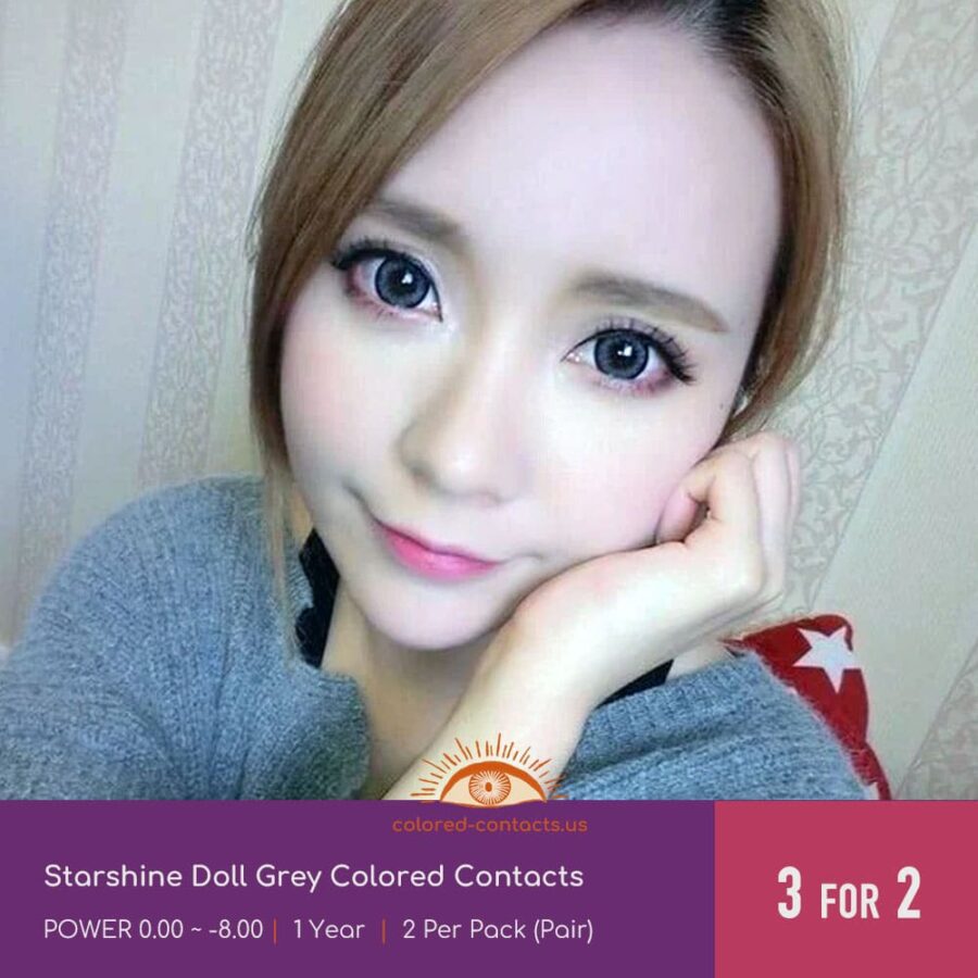 Starshine Doll Grey Colored Contacts