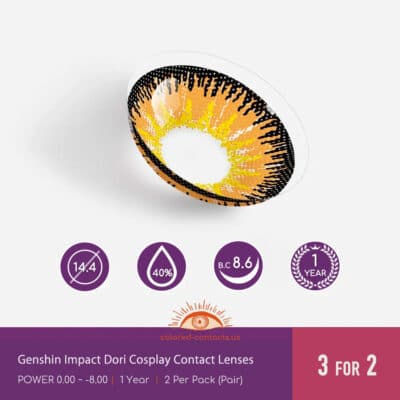 Genshin Impact Dori Cosplay Contact Lenses