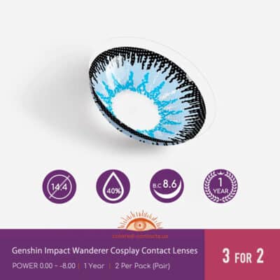 Genshin Impact Wanderer Cosplay Contact Lenses