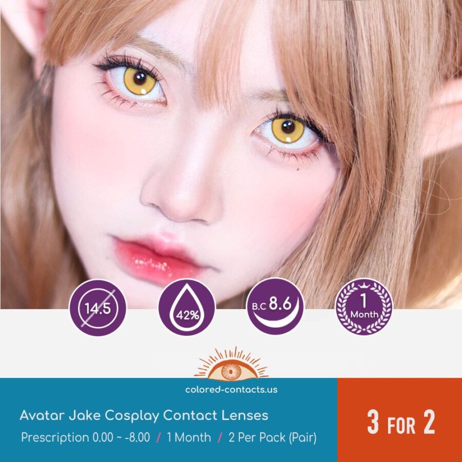 Avatar Jake Cosplay Contact Lenses - Colored Contact Lenses | Colored Contacts -