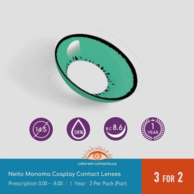 Neito Monoma Cosplay Contact Lenses