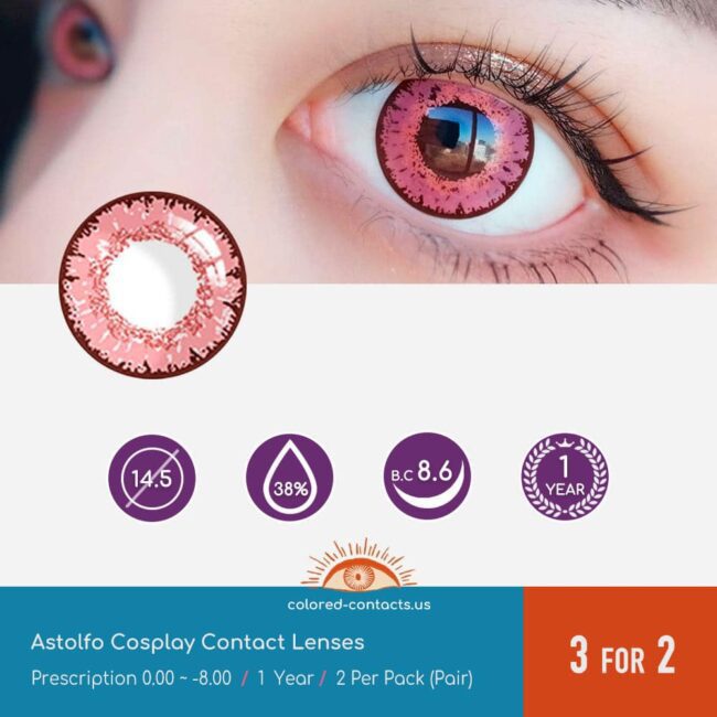 Astolfo Cosplay Contact Lenses