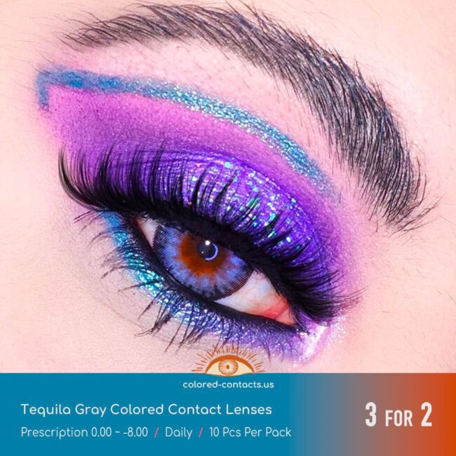 Tequila Gray Colored Contact Lenses - Colored Contact Lenses | Colored Contacts -