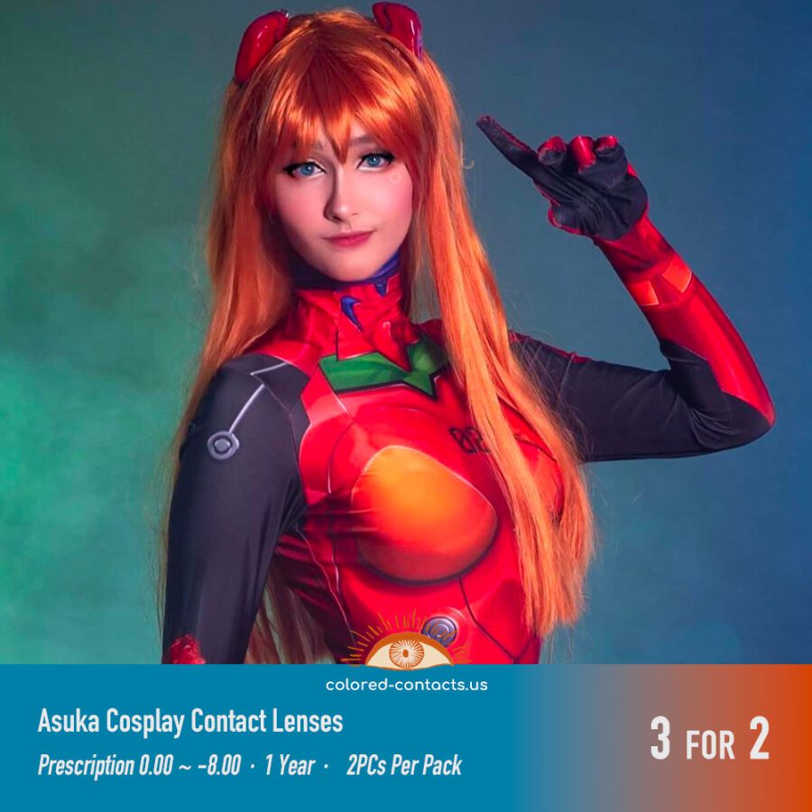 Asuka Cosplay Contact Lenses - Colored Contact Lenses | Colored Contacts -