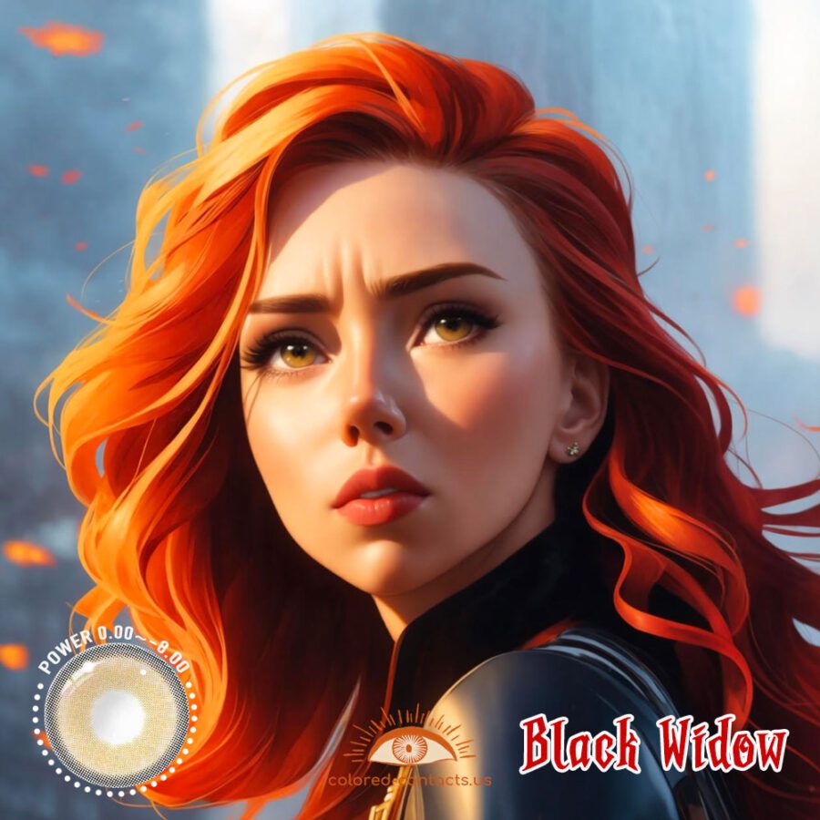 Black Widow Cosplay Contact Lenses V2 - Colored Contact Lenses | Colored Contacts -