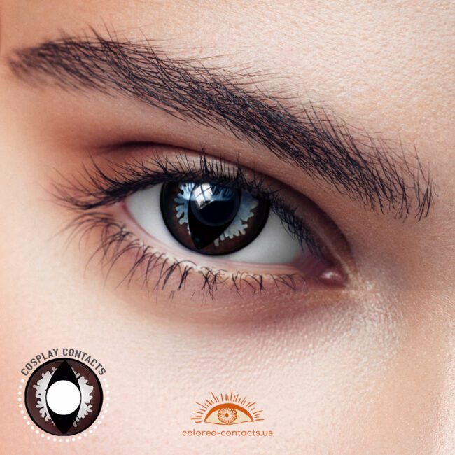 Chocolate Cat Eye Contacts - Colored Contact Lenses | Colored Contacts -