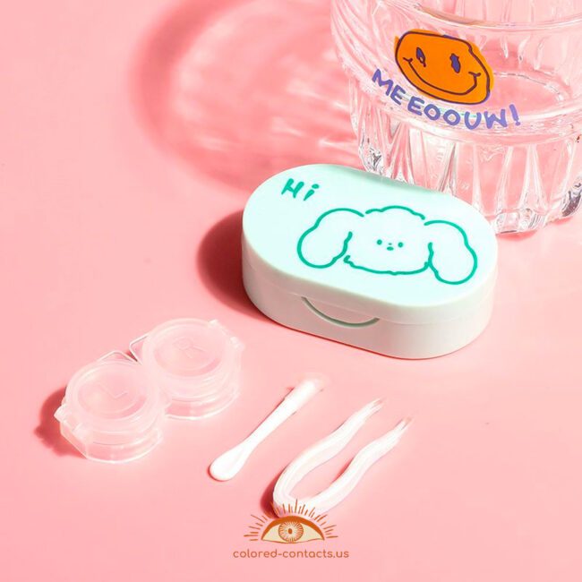Cute Animals Contact Lens Case - Colored Contact Lenses | Colored Contacts -