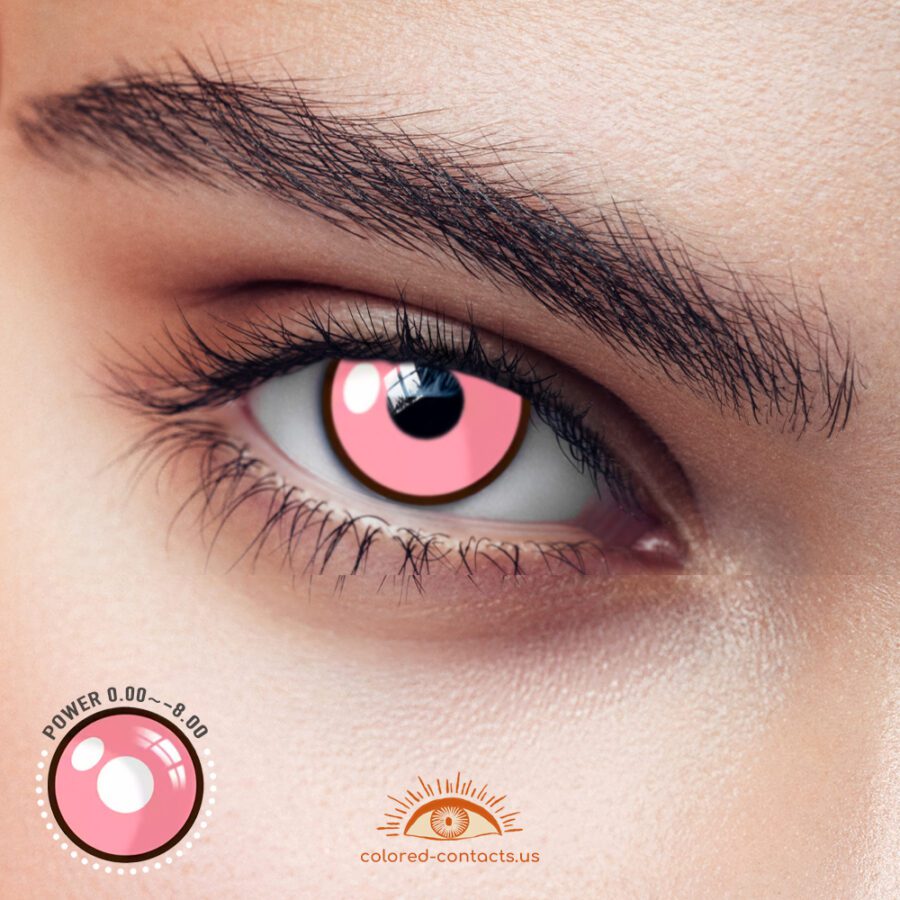Demon Slayer Nezuko Kamado Cosplay Contact Lenses - Colored Contact Lenses | Colored Contacts -