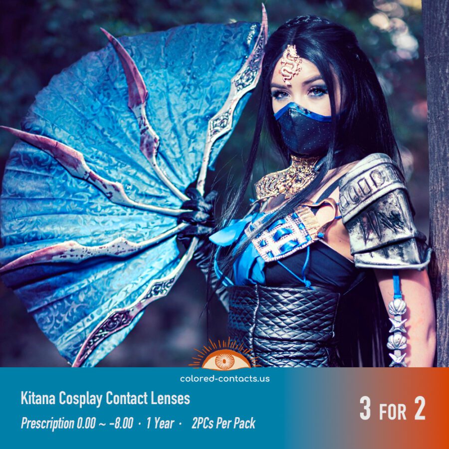 Kitana Cosplay Contact Lenses - Colored Contact Lenses | Colored Contacts -