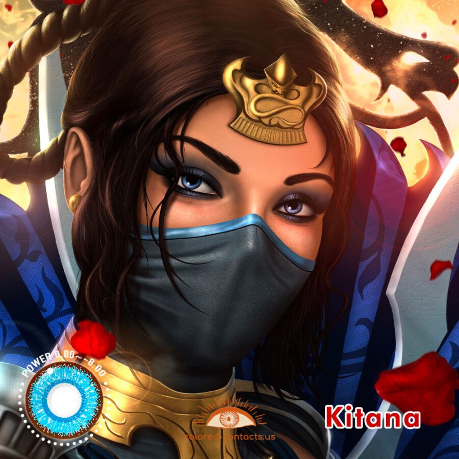 Kitana Cosplay Contact Lenses - Colored Contact Lenses | Colored Contacts -