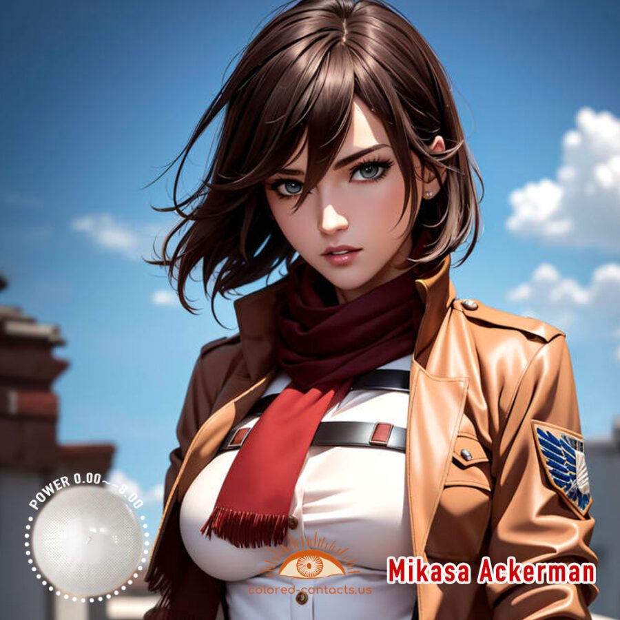 Mikasa Ackerman Cosplay Contact Lenses - Colored Contact Lenses | Colored Contacts -