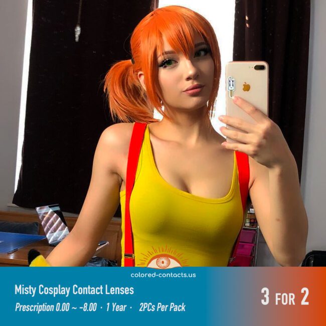 Misty Cosplay Contact Lenses - Colored Contact Lenses | Colored Contacts -