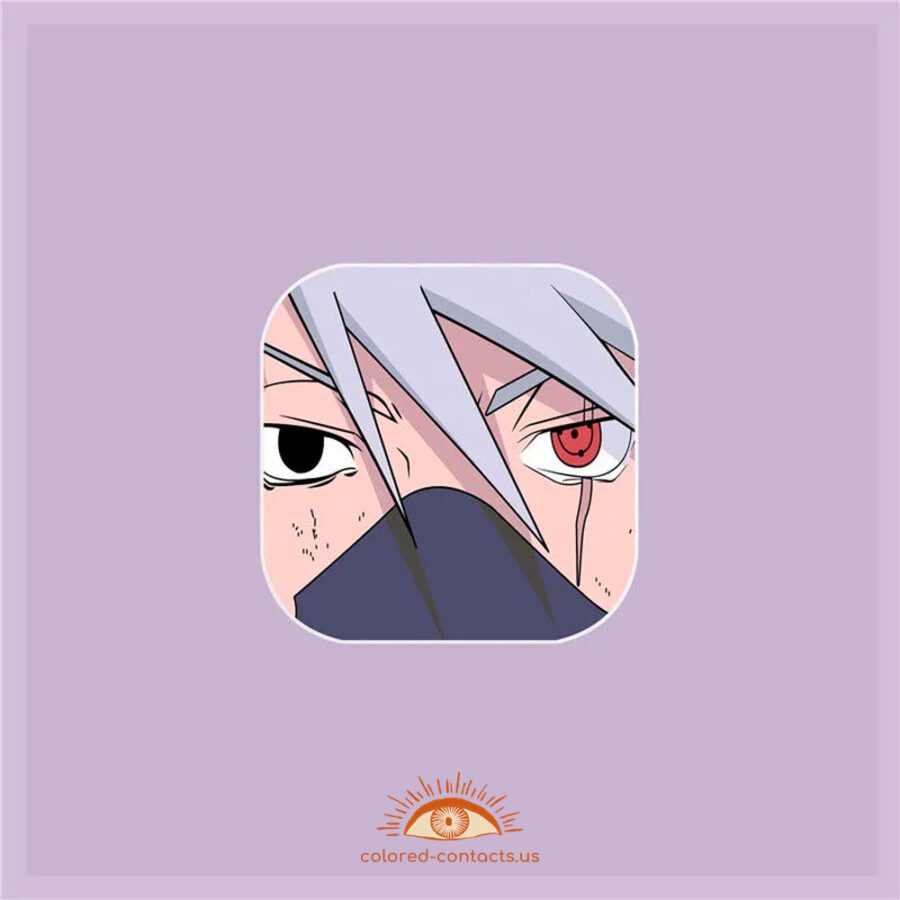 Naruto Sharingan Eye Contact Lenses Case - Colored Contact Lenses | Colored Contacts -