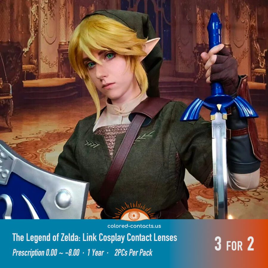 The Legend Of Zelda: Link Cosplay Contact Lenses - Colored Contact Lenses | Colored Contacts -