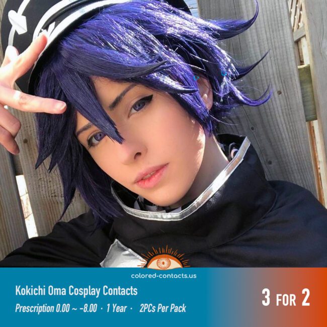 Danganronpa V3 - Kokichi Oma Cosplay Contacts - Colored Contact Lenses | Colored Contacts -