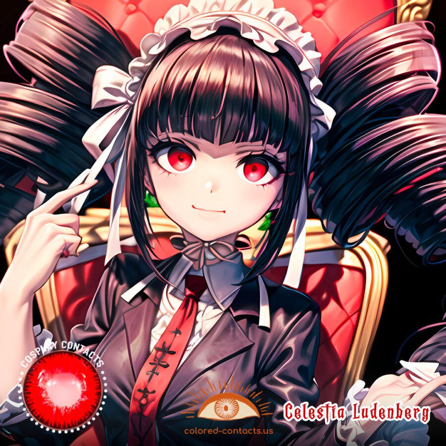 Celestia Ludenberg Cosplay Contacts
