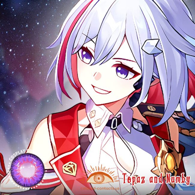 HONKAI : Topaz and Numby Cosplay Contact Lenses